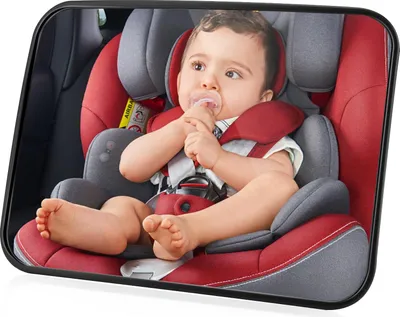 Immagine prodotto di Specchio per auto Neutypechic, da montare sul sedile posteriore, per bambini. Specchio per auto per neonati. Specchio per auto per bambini