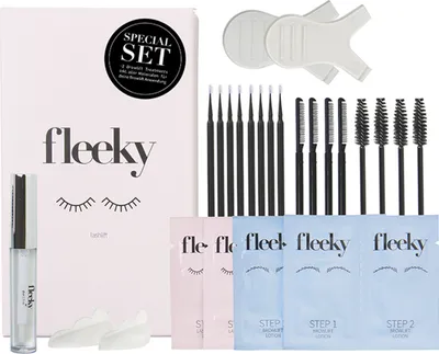 Produktbild von fleeky Lashlift & Browlift Kit - Augenbrauen- & Wimpernlaminierung Set