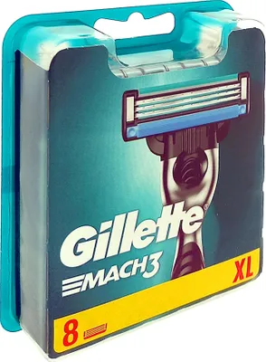 Obrázok produktu pre Gillette Mach 3 Rasierklingen, 8er Pack