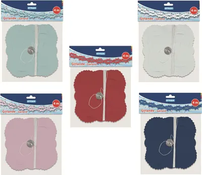 Produktbild von Stylex 14384, Girlande, Gemischte Farben, 4 m, Junge/Mädchen, Kind, 1 Stück(e)
