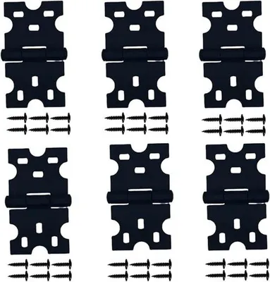 Produktbild von 6 Stück-Schwarz Schubladenhalter -Schubladenhalter -Mit Schrauben-Möbelhalter-Schubladenhalter-für Haustür, Fenster, Schrank