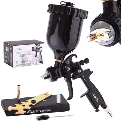 Productafbeelding van Professionele HVLP-spuitpistool, 1,7 mm, 600 ml verfcapaciteit