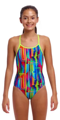 Produktbild von Funkita The Glitch Badeanzug Mädchen, Kinder Größen:176