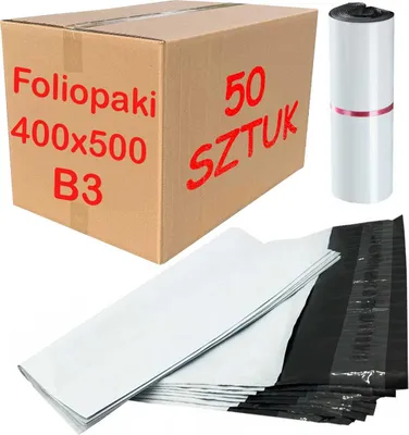 Produktbild von Kurierumschläge Weiß B3 400 x 500 mm – 50 Stück