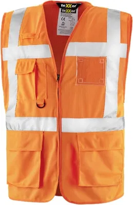 Produktbild von BIG Arbeitsschutz teXXor® Warnschutz-Weste AMHERST leuchtorange 4213
