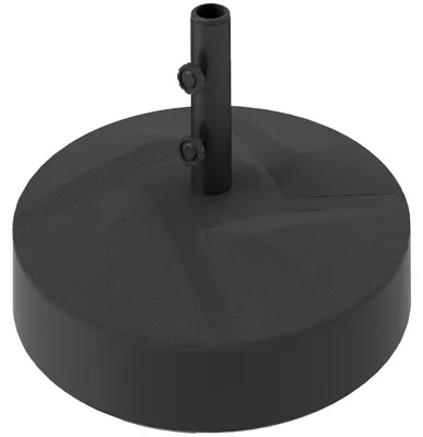 Obrázok produktu pre Plniteľný podstavec na dáždnik, 30 kg, čierny, HDPE, 36/38/48 mm