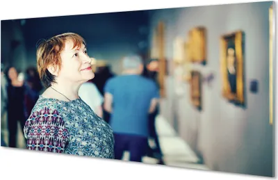 Produktbild von Glasbilder 120x60 Wandkunst Menschen