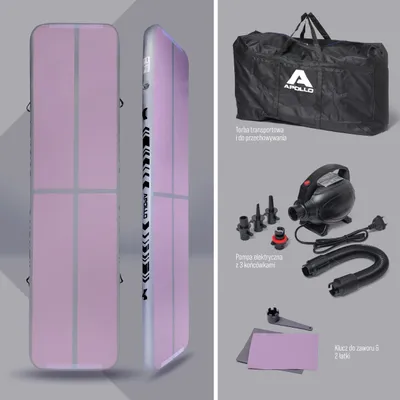 Zdjęcie produktu dla Apollo Air Mat Pro - Mata powietrzna Mat 400 x 100 x 10 cm - różowy