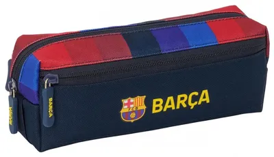 Produktbild von FC Barcelona 3-Fach Federmäppchen 812629027 Mehrfarbig Offizielles Lizenzprodukt