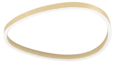 Image de Plafonnier Ecaris P/M 50W+10W Led 3100-3200Lm Cct 3000K/4000K Dimmable En Aluminium New Beige - Gealuce