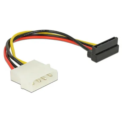 Produktbild von Delock - Stromkabel - SATA-Stromstecker (M) zu interne Stromversorgung, 4-polig (M) - 16 cm - 90° Stecker
