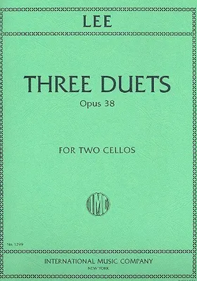 Produktbild von 3 Duets op.38 for 2 violoncellos score
