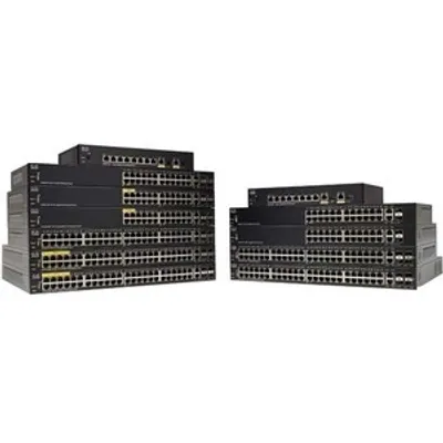 Produktbild von Cisco SG350-10MP, Managed, L3, Gigabit Ethernet (10/100/1000), Power over Ethernet (PoE)