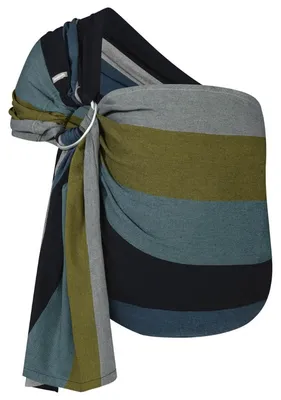Produktbild von Hoppediz Ring-Sling, Baby-Tragetuch ab Geburt, 100 % schadstoffe Baumwolle, Design Aberdeen
