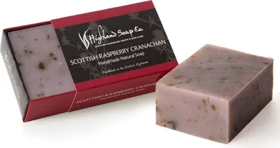 Produktbild von The Highland Soap Company Seife Wild Scottish Raspberry Cranachan 190g