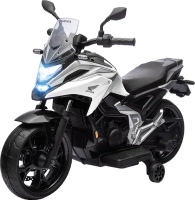 Produktbild von Elektro-Kindermotorrad, Honda, 3 km/h, Musik & Licht, 3-6 Jahre, bis 30 kg, Weiß