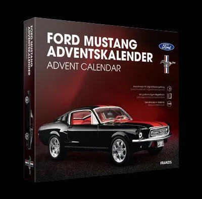 Produktbild von FRANZIS 67965 - Ford Mustang Adventskalender Maßstab 1:43