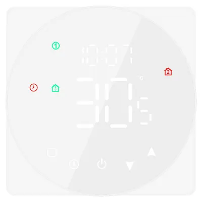 Obrázek produktu pro LCD displej Inteligentní regulátor teploty 5A Dotykový displej Termostat pro ohřev vody Týdenní programovatelný