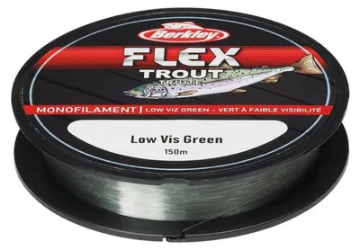 Produktbild von Berkley Flex Trout Low-Vis Green - 150m Forellenschnur, Durchmesser:0.20mm, Tragkraft:3.1kg