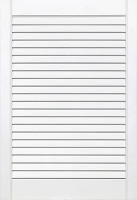 Produktbild von ben+camilla.com offene Lamellentür 72x49,4cm weiß PREMIUM LACKIERT Massivholz Kiefer