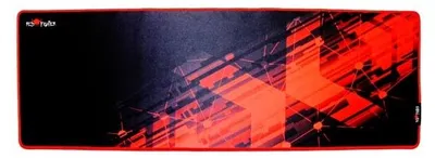 Immagine prodotto di Tappetino per mouse, P2-XL, da gioco, nero-rosso, 78 x 27 x 0,4 cm, Red Fighter