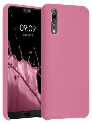 Produktbild von kwmobile Handyhülle für Huawei P20 Hülle - Case Silikon - Kabelloses Laden - Schutzhülle Cover in Sweet Candy