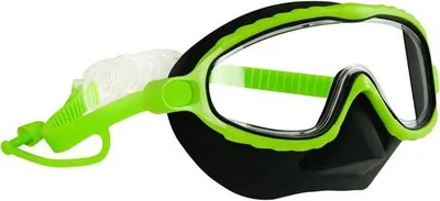 Produktbild von Famanu Tauchbrille mit Nasenschutz - Snorkelmaske für Wassersport - Schwarz