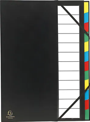 Produktbild von Exacompta 55340E Premium Ordnungsmappe Harmonika Ordonator. Mit festem Einband f