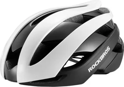 Produktbild von Rockbros 10110004001 Fahrradhelm Grösse L - Schwarz Und Weiss