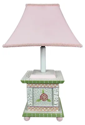 Produktbild von Fantasy Fields Kinder Crackled Rose Nachttisch Lampe W-5069GE