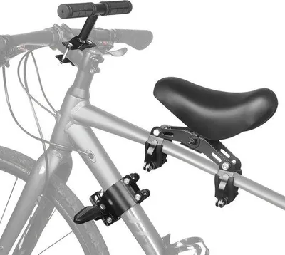 Produktbild von Mountainbike-Kindersitz vorne, Fahrradsitz für Kinder, Kindersitz für Fahrräder, vorne montiert, sicher und komfortabel, geeignet für die meisten Mountainbikes