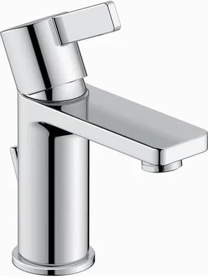 Produktbild von Einhebel-Waschtischmischer D-NEO S mit Zugstangen-Ablaufgarnitur chrom mit Zugstangen-Ablaufgarnitur chrom