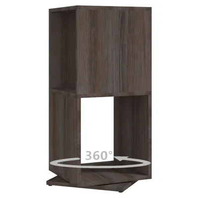 Produktbild von VidaXL 339561, Grau, Eiche, Holz, Melamin, Holz, 345 mm, 345 mm, 755 mm