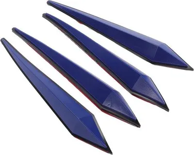 Image de Protection pour pare-chocs de voiture - Protection anti-chocs - Autocollant en plastique 15,5 x 2,2 cm