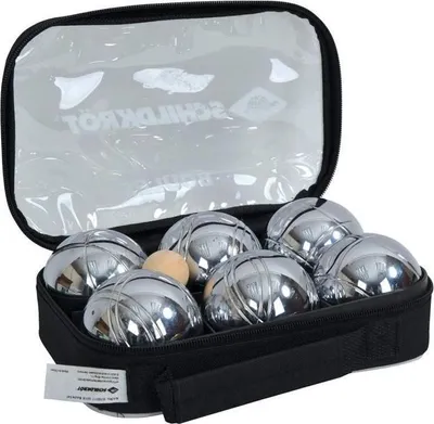 Image de Boules de pétanque Schildkrot Funsport, Argent, Noir