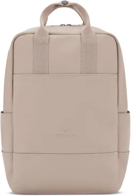Image de Sac à dos élégant pour femme, beige, avec compartiment pour ordinateur portable 14 pouces, imperméable