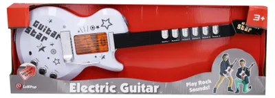 Produktbild von Wiky E-Gitarre für Kinder 70 cm mit Licht und Sound Tremolohebel und Gurt