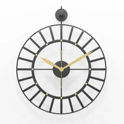 Immagine prodotto di Orologio da parete di design Rustical 50cm nero