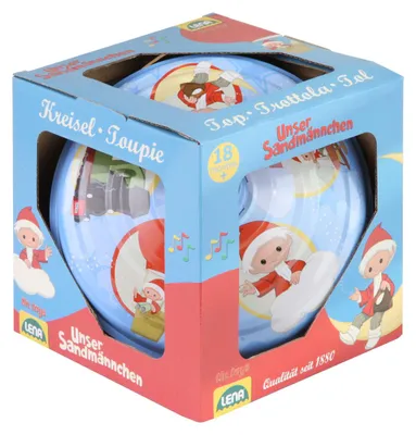 Produktbild von LENA Brummkreisel mit Standfuß Sandmännchen 19cm