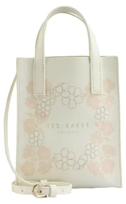 Produktbild von Ted Baker Handtasche Umhängetasche Reocon Embroidery Floral Mini Icon Bag Ivory weiß