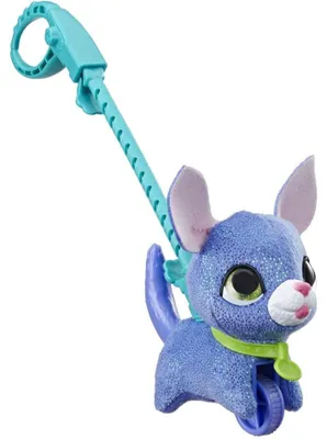 Produktbild von welpe mit Gürtel Walkalots Lil Wags12 cm lila