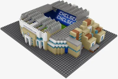 Image de Produits dérivés de l'équipe : Mini-stade BRXLZ en 3D - Chelsea -