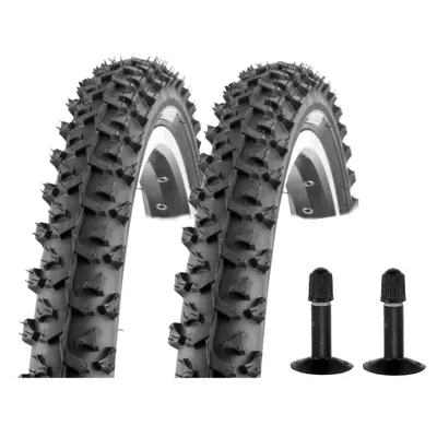 Produktbild von 2x Kenda Mountainbike Reifen Fahrradreifen 24 Zoll 24x1.95 inkl. 2x Schlauch AV