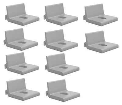 Produktbild von K2 Montageverbinder Climber 36/50 M12, Aluminium, für M12-Dachanbindung und Montageschienen, Packung mit 10 Stk.