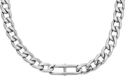 Produktbild von Fossil Halskette Herren Heritage D-Link Edelstahl Silberton JF04769040