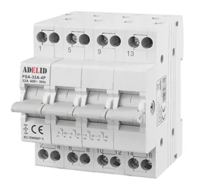 Produktbild von Wahlschalter Umschalter 1-0-2 32A 4-polig Reiheneinbau