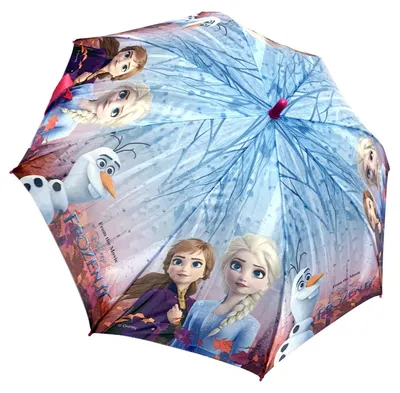 Produktbild von Frozen - Die Eiskönigin Anna und Elsa Automatik-Regenschirm Stock-Schirm