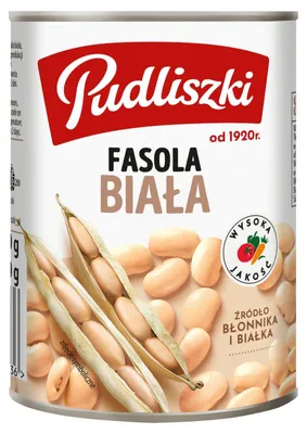 Produktbild von Pudliszki Weiße Bohnen, konserviert, 400 g