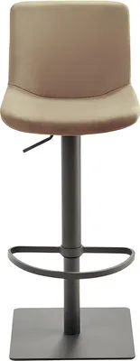 Produktbild von Bar-/Tresenhocker 1287 Gestell grau Sitzschale beige