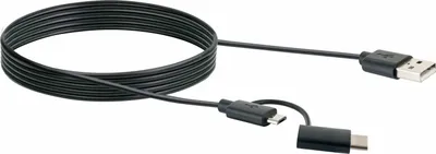 Produktbild von Schwaiger USB-Kabel 3.1 St. C->2.0 Micro B 1,00m schwarz